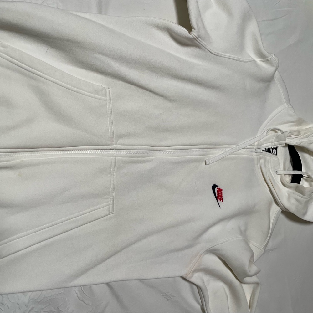 Nike Cream Zip-Up Hoodie